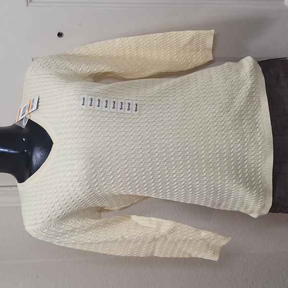 Karen Scott Sweaters - Karen Scott Cable Knit Sweater